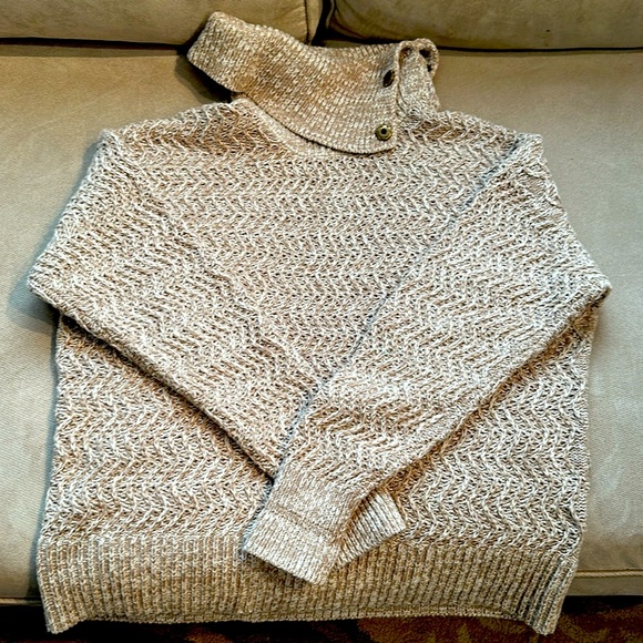 Banana Republic Sweaters - BANANA REPUBLIC Snap Neck Cowl Sweater